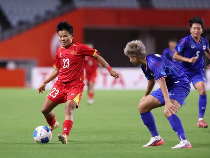 Tuyển bóng đá nữ Việt Nam đối đầu với Trung Quốc trong trận tứ kết ASIAD 2026 vào 13h ngày 25/9. Ảnh: LĐBĐVN