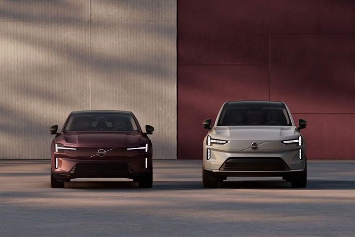 Hai mẫu xe điện hạng sang Volvo ES90 (trái) và EX90 bắt đầu nhận đặt cọc tại Việt Nam - Ảnh: Volvo
