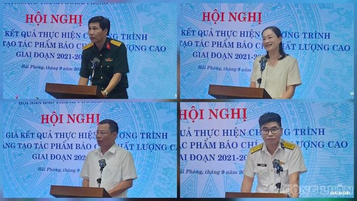 Các đại biểu tham luận tại Hội nghị.
