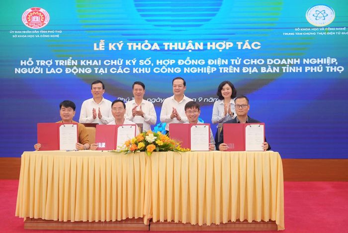 Lễ ký kết Thỏa thuận hợp tác.