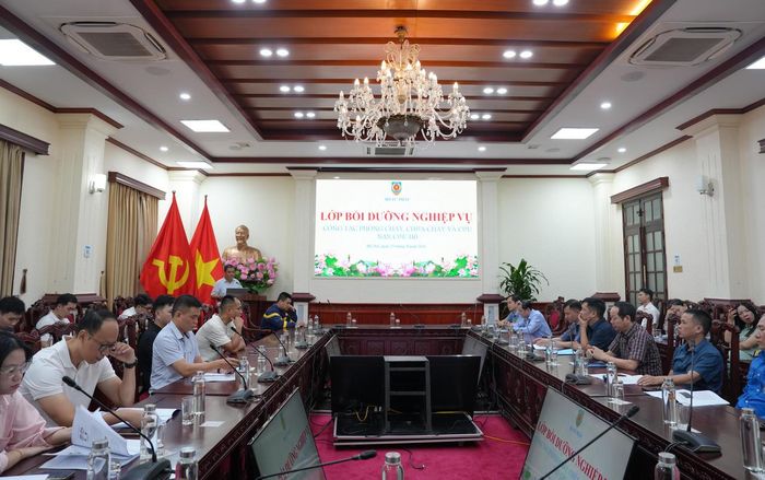 Quang cảnh Lớp bồi dưỡng.