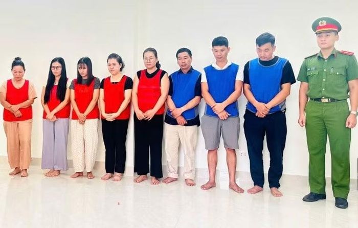 Các bị can bị khởi tố.