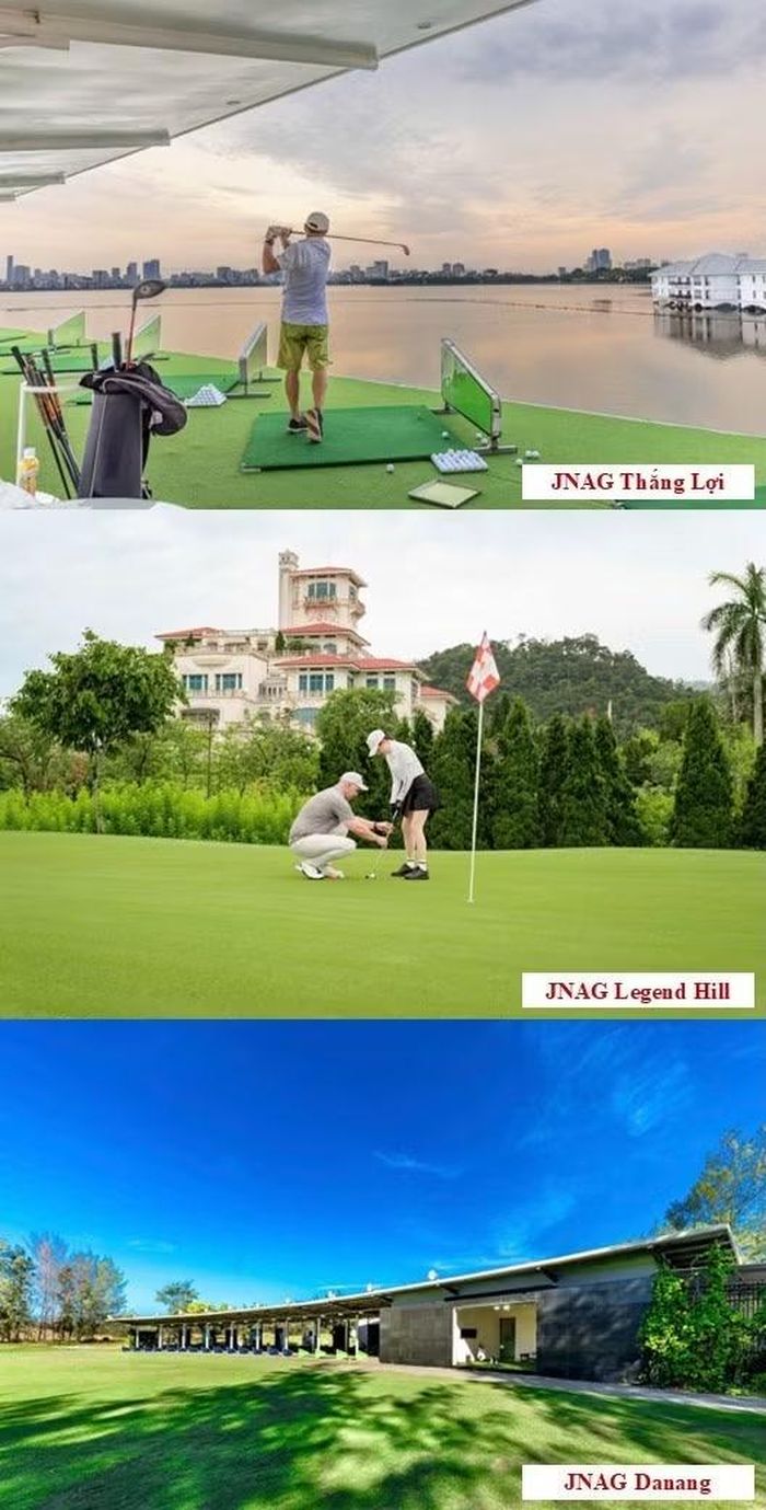 Không gian luyện tập tại các cơ sở của Jack Nicklaus Academy of Golf.