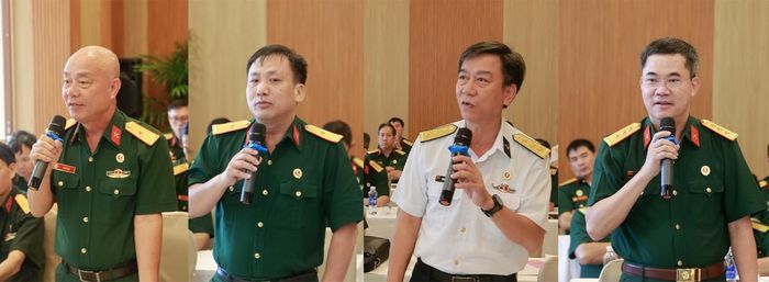 Các đại biểu phát biểu, trao đổi tại hội nghị.