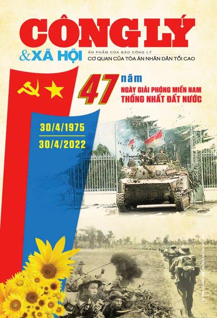 Trang bìa số đặc biệt của ấn phẩm Công lý & Xã hội.