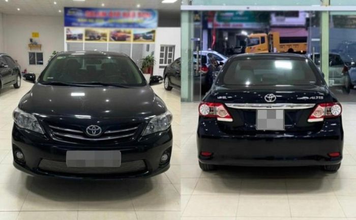 Thiết kế Toyota Corolla Altis đời 2013. 