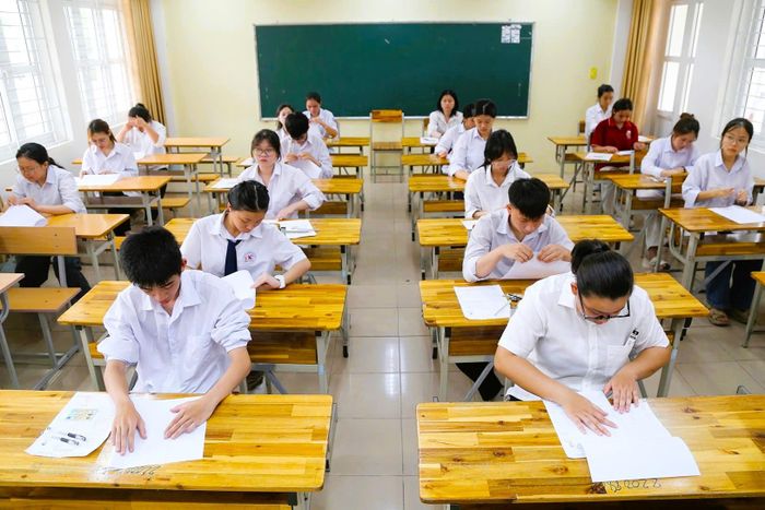 Thí sinh thi tốt nghiệp THPT năm 2026. Ảnh: Phạm Công