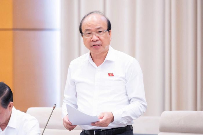 Chủ nhiệm Ủy ban Pháp luật và Tư pháp Phan Chí Hiếu. Ảnh: Media QH