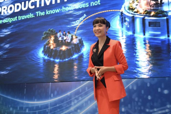 Bà Thanh Nguyễn, Giám đốc điều hành và truyền cảm hứng hạnh phúc Anphabe. Ảnh: DV