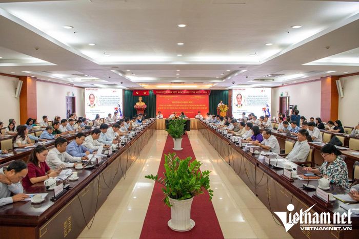 Hội thảo do Học viện Chính trị quốc gia Hồ Chí Minh phối hợp với Thành ủy TPHCM tổ chức. Ảnh: Tuấn Hùng