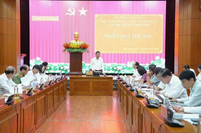 Ban chỉ đạo phòng, chống tham nhũng, lãng phí, tiêu cực TP Đà Nẵng họp đánh giá kết quả công tác 9 tháng đầu năm. Ảnh: A.Đ