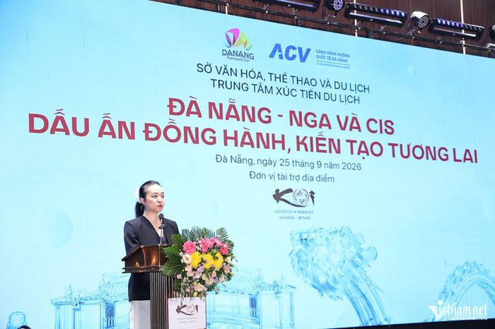 Bà Nguyễn Thị Hoài An cho biết khách Nga đến thành phố tăng mạnh góp phần đa dạng hóa cơ cấu thị trường khách quốc tế của Đà Nẵng