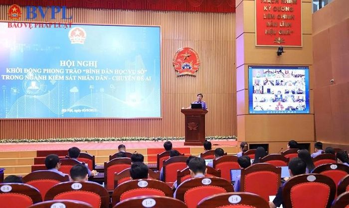 Hội nghị khởi động phong trào “Bình dân học vụ số” trong ngành Kiểm sát nhân dân.