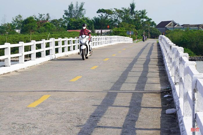Hai đầu cầu được vuốt nối êm thuận với tuyến đường hiện hữu. Phần đường dẫn được đầu tư theo quy mô đường cấp III đồng bằng, vận tốc thiết kế 80 km/h, bảo đảm đồng bộ với tuyến ĐT.555. Dự án có tổng mức đầu tư dự kiến hơn 173,4 tỷ đồng từ nguồn ngân sách cấp tỉnh. Thời gian thực hiện từ năm 2026 đến năm 2028.
