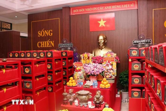 Hài cốt các liệt sỹ được phát hiện, quy tập tại công viên Lê Thị Riêng sẽ được Thành phố Hồ Chí Minh tổ chức Lễ truy điệu, an táng trang trọng vào khoảng thời gian đầu tháng 10 tới. (Ảnh: Xuân Khu/TTXVN)