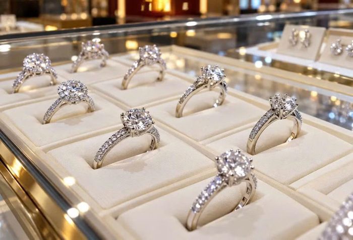 Mặt hàng kim cương không có nhiều biến động so với giá vàng SJC.