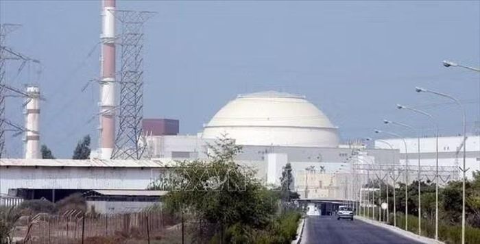 Nhà máy điện hạt nhân Bushehr của Iran. Ảnh: IRNA/TTXVN