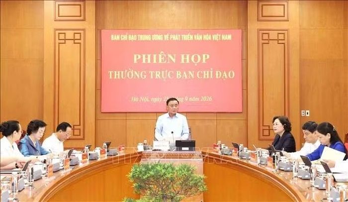 Thường trực Ban Bí thư Trần Cẩm Tú phát biểu chỉ đạo phiên họp. Ảnh: Phương Hoa/TTXVN