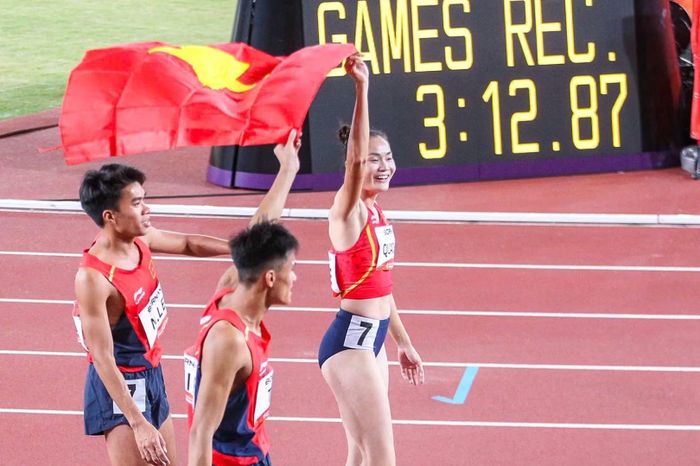 Quách Thị Lan trở thành tuyển thủ điền kinh giàu thành tích nhất của Thể thao Việt Nam trong các lần tham dự ASIAD . Ảnh: TDTT