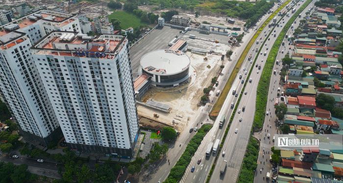 Khu đất triển khai dự án nằm đối diện tòa nhà Hateco Yên Sở và bến xe Yên Sở sắp đi vào sử dụng.