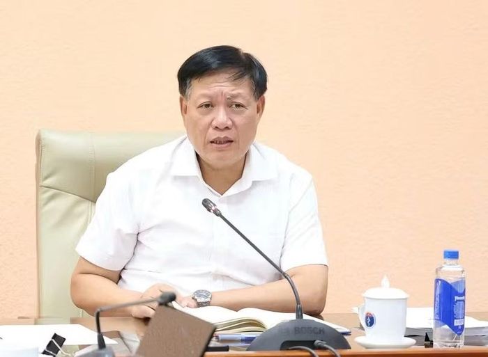 Thứ trưởng Bộ Y tế Đỗ Xuân Tuyên. Ảnh An Nhiên.