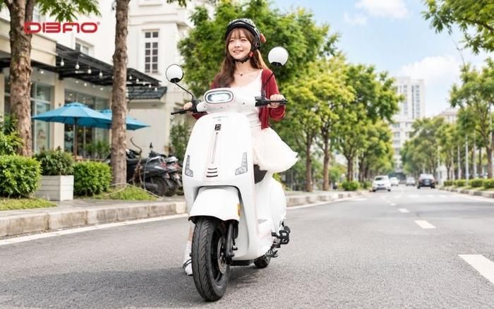 Dibao Vibe có thể di chuyển lên tới 90km/ 1 lần sạc tiện lợi cho hành trình dài