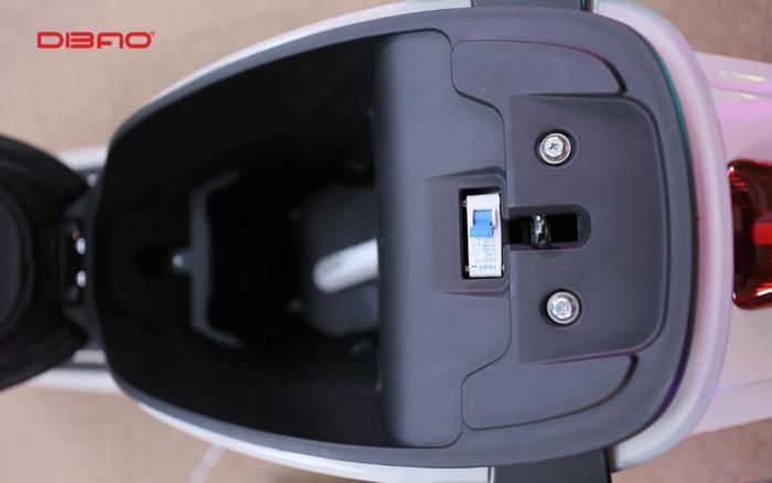 Xe Dibao Vibe có cốp xe rộng rãi lên đến 25L
