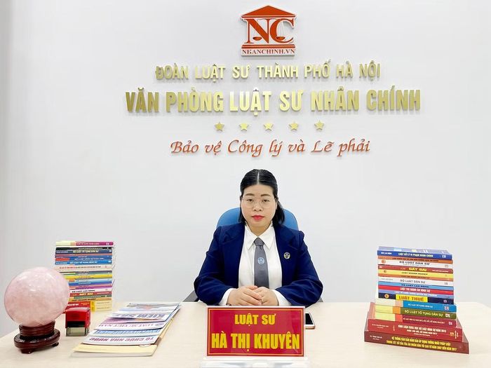 Luật sư Hà Thị Khuyên - Văn phòng Luật sư Nhân Chính