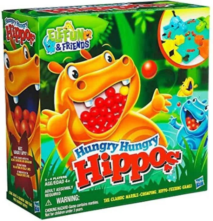 Trò chơi cờ bàn này rất được trẻ em yêu thích. Nguồn: Hungry Hungry Hippos