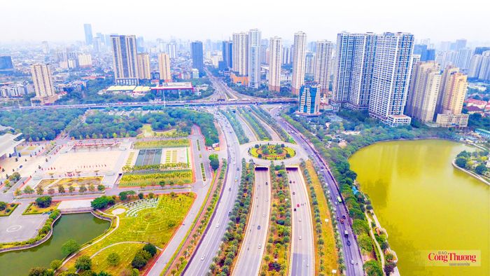 Đại lộ Thăng Long với không gian rộng mở và hạ tầng hiện đại là một trong những trục giao thông tạo dấu ấn rõ nét cho diện mạo đô thị Hà Nội.