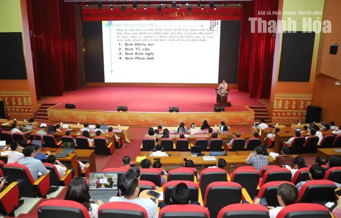 Quang cảnh lớp bồi dưỡng.