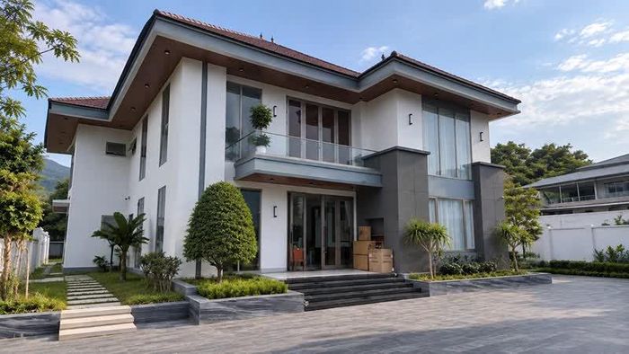 Công trình nhà tại Thái Hòa, Nghệ An dùng xi măng Tân Thắng.