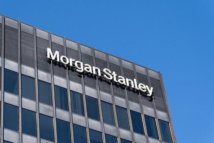 Tòa nhà có logo của Morgan Stanley. (Ảnh: Shutterstock).
