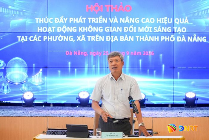 Phó Chủ tịch UBND thành phố Hồ Quang Bửu kết luận hội thảo. Ảnh: HỒ QUÂN