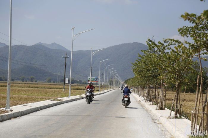 Tuyến đường đến trung tâm xã Thanh An.
