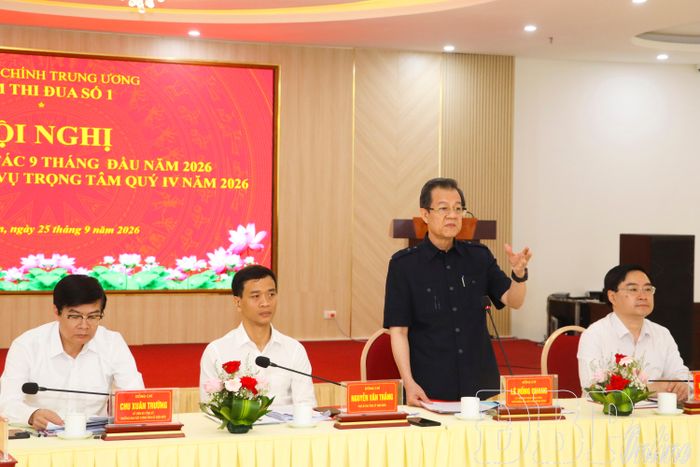 Đồng chí Lê Hồng Quang, Phó Trưởng Ban Nội chính Trung ương phát biểu kết luận hội nghị.