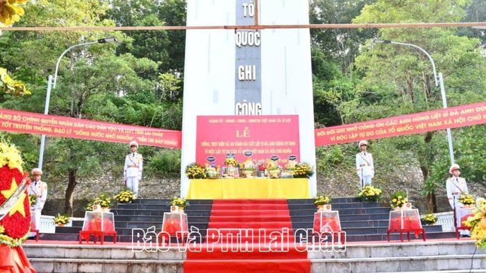 Nghĩa trang Liệt sĩ Thanh niên xung phong xã Lê Lợi - nơi an táng 5 hài cốt liệt sĩ.