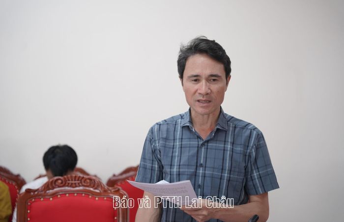 Đồng chí Hà Trọng Hải – Phó Chủ tịch UBND tỉnh phát biểu tại buổi giám sát.