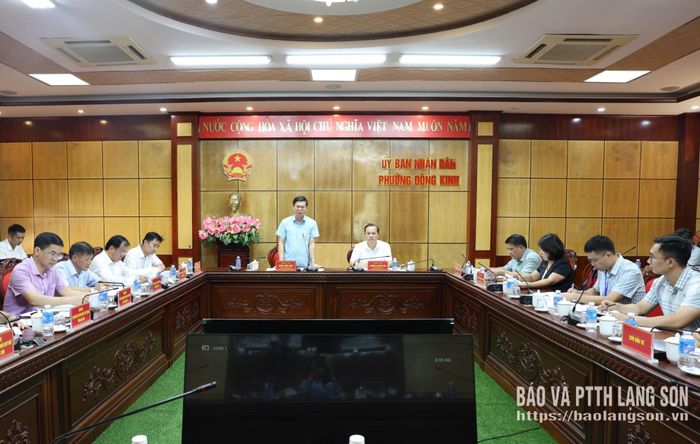Đồng chí Đinh Hữu Học, Ủy viên Ban Thường vụ Tỉnh ủy, Phó Chủ tịch Thường trực UBND tỉnh chủ trì buổi kiểm tra