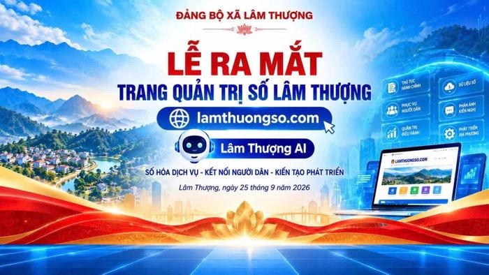Trang Quản trị số Lâm Thượng tích hợp 8 trợ lý nghiệp vụ AI.