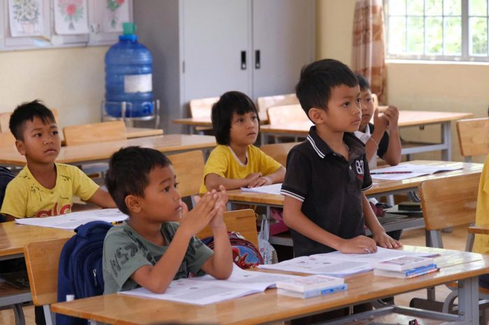 Học sinh Lâm Đồng trong một giờ học (Hình tư liệu)