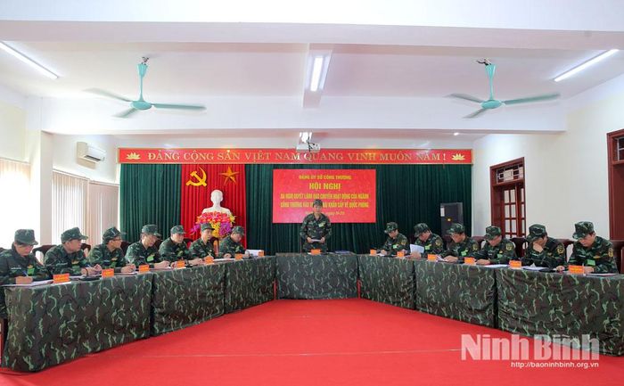 Hội nghị vận hành cơ chế khi chuyển hoạt động của Sở vào trạng thái khẩn cấp về quốc phòng.