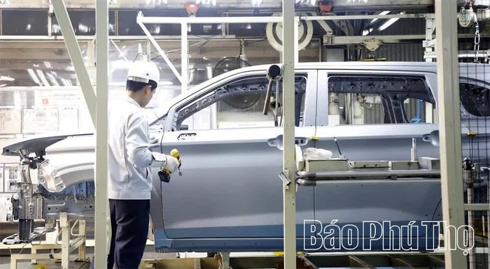 Công ty Toyota Việt Nam đóng vai trò quan trọng thúc đẩy tăng trưởng công nghiệp trên địa bàn tỉnh.