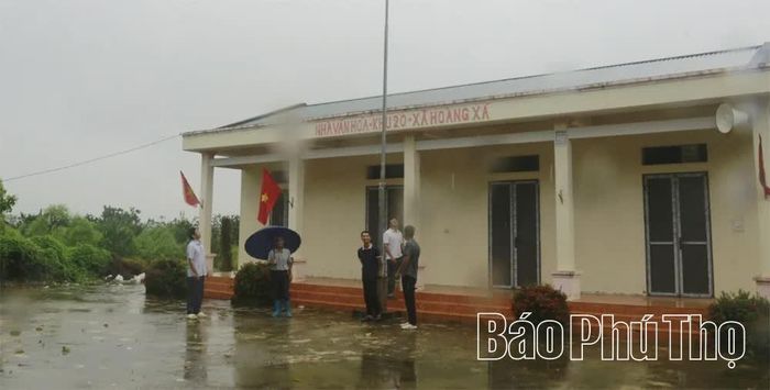 Nhà văn hóa khu 20 được xây dựng từ nhiều năm trước.