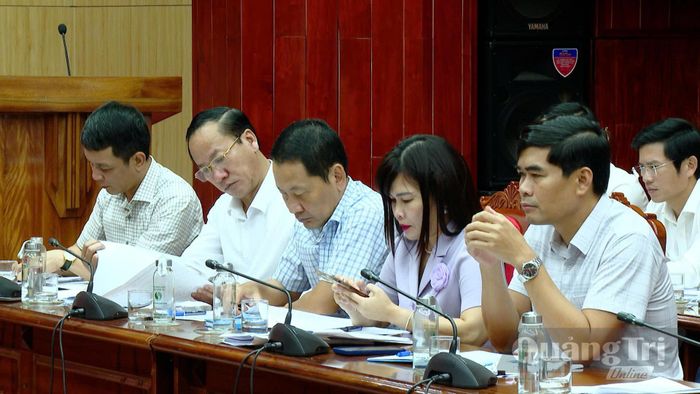 Đại biểu tham dự buổi làm việc - Ảnh: N.L
