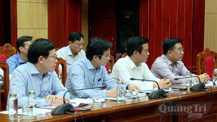 Đại biểu tham dự buổi làm việc - Ảnh: N.L