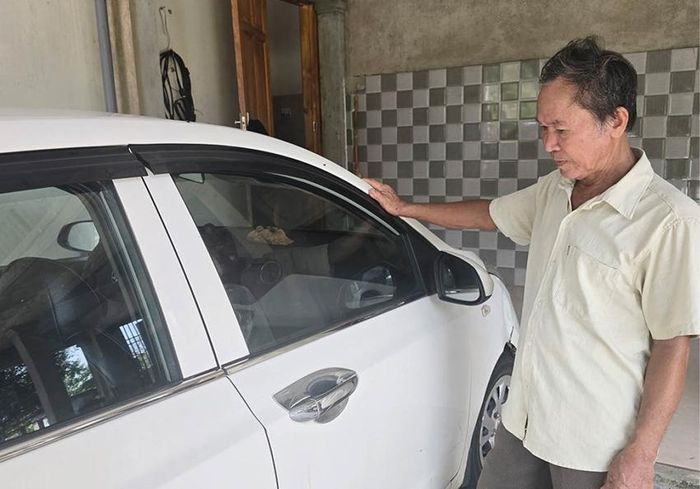 Ông Trần Lới đã tậu ô tô. 