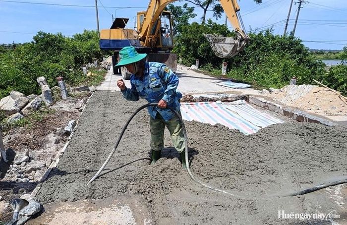 Tỉnh lộ 8C đang triển khai thi công.