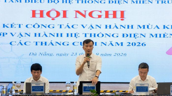 Ông Nguyễn Nam Hà - Quyền Giám đốc Trung tâm Điều độ Hệ thống điện miền Trung phát biểu khai mạc Hội nghị