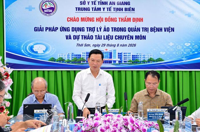 Trung tâm Y tế Tịnh Biên xây dựng, vận hành hệ thống trợ lý ảo phục vụ quản trị bệnh viện.